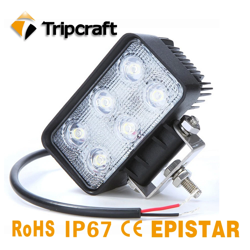 Высокое качество 18Вт IP67 водонепроницаемый 1260lm 6000k 4 дюйма Автоматический свет для работы с алюминиевым снабжением жилищем автоматическая система освещения