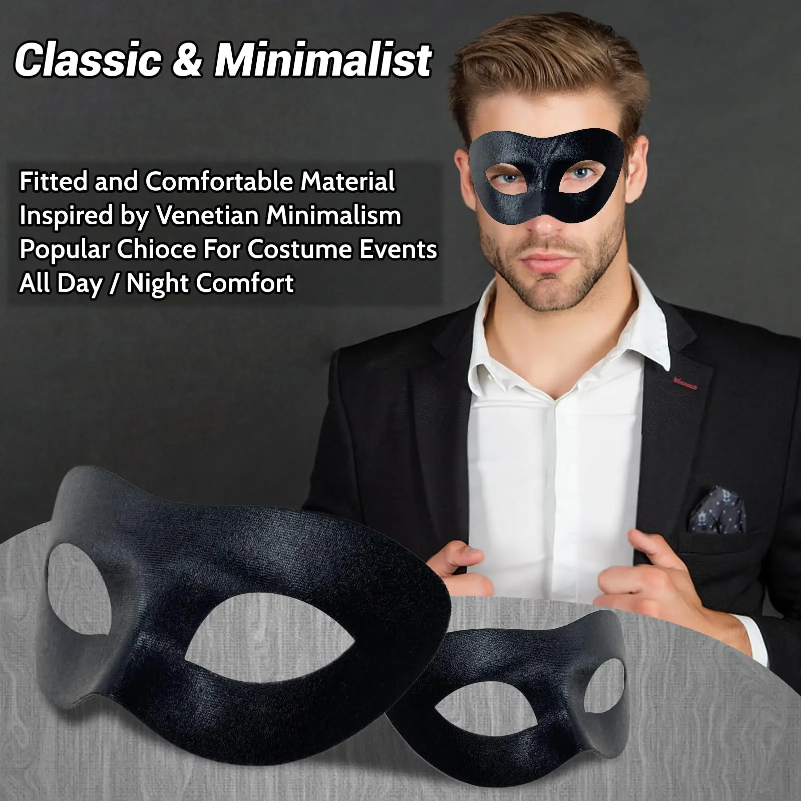 Masquerade mask for men venetian halloween costume mask mens mascarade party