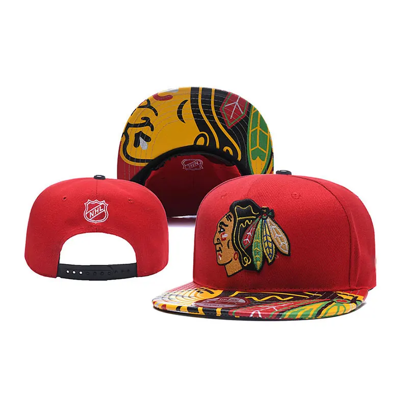 2022 Wholesale Custom N HL 3D Embroidery Cotton US America Football Baseball Hip Hop Snapback Hats for 32 Teams