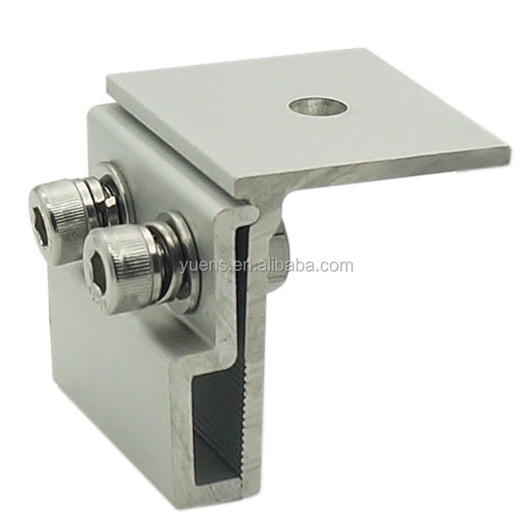 Yuens OEM China Factory 304 Stainless Steel Drain Adjustable Universal Standing Seam Tin Roof Panel Clamp Solar Clip Energy