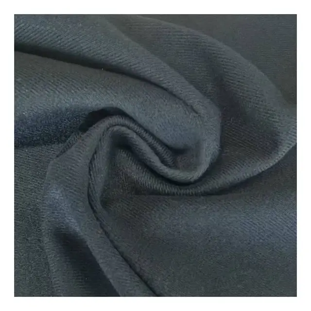Warm and soft velvet fleece fabric for pullover coat and pants