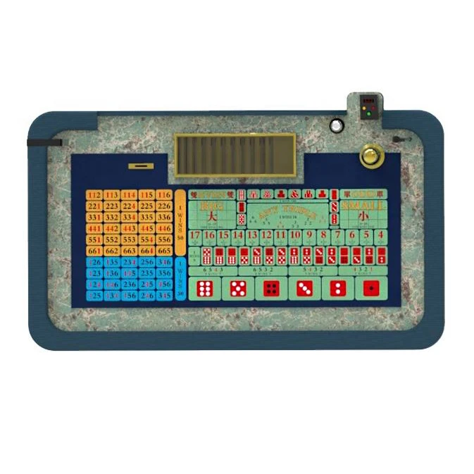 Professional Automatic Dice Shaker YH Casino with LED Lighting Sic Bo Table for Sale