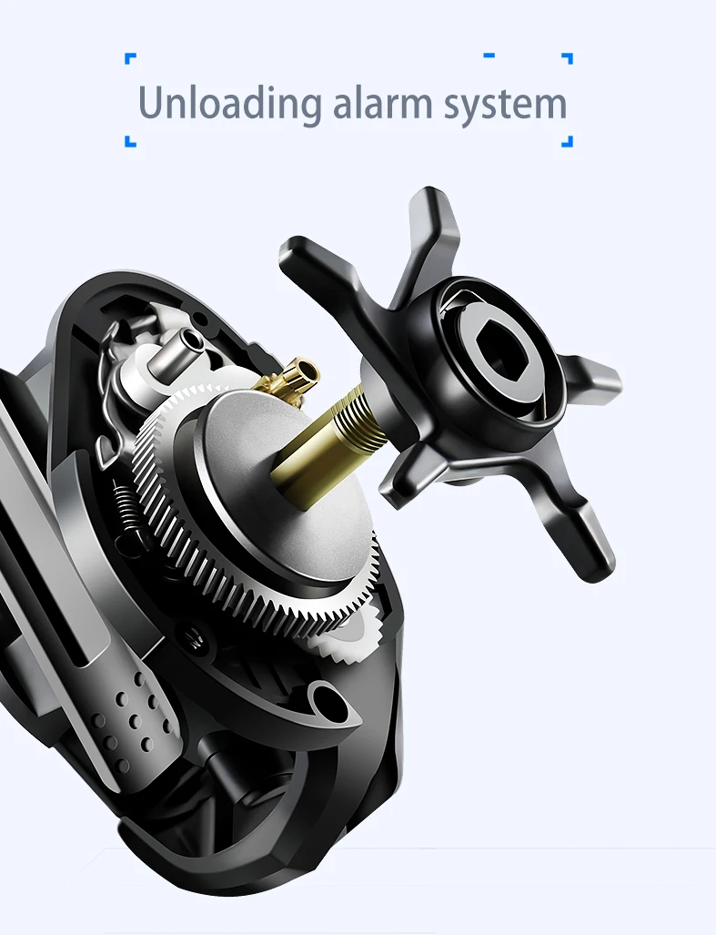 Baitcasting Reels 5+1BB Magnetic Centrifugal Brake Systems Baitcaster Reel High-Speed Ultra Smooth Low Profile Baitcast