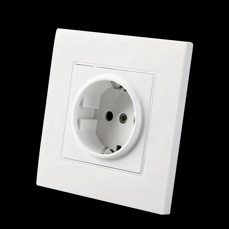 European Switch Socket Panel Type 86 Type 80 German Standard Socket