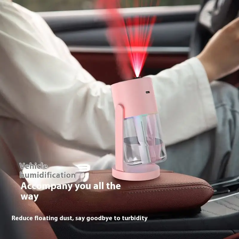 New creative shaking head USB starry sky projection lamp humidifier home car desktop air humidifier
