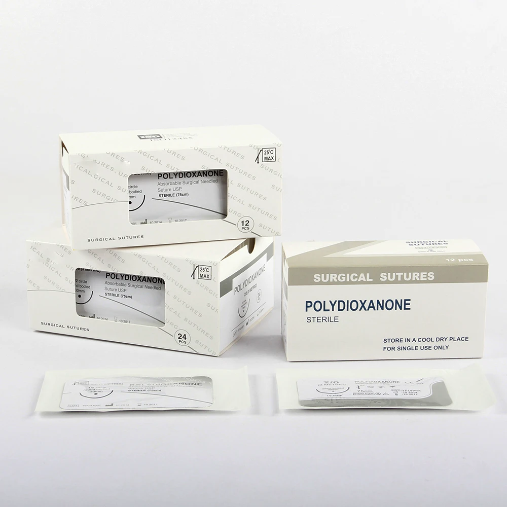 Korea Medical Aseptic Surgical Suture Traceless Silk Surgical Suture Thread With Needle