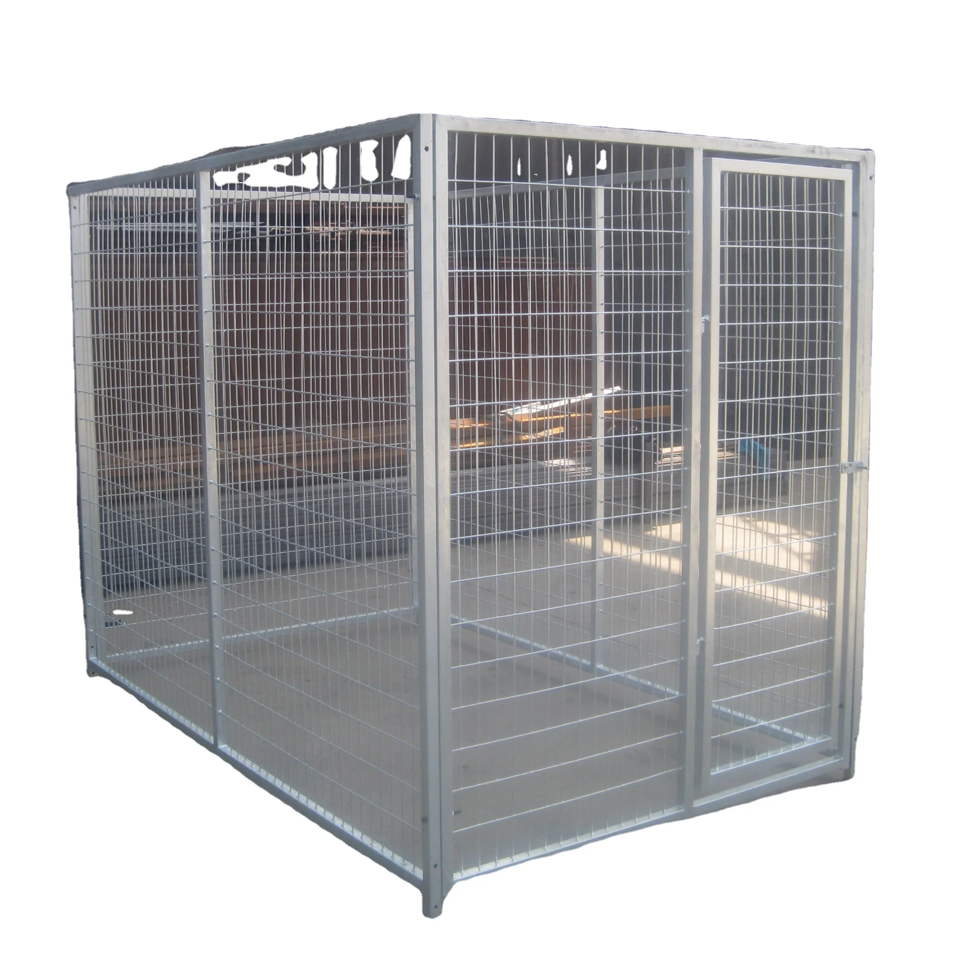 High Quality Stainless Steel Metal Dog Cages, Dog Kennel Enclos Chien Large Dog Cages