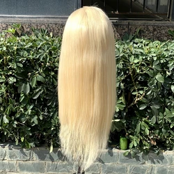 GD 100% Raw Human Hair Lace Front Blonde Wigs,Brazilian Human 613 Lace Front Wigs,Wholesale Cuticle Aligned Blonde Hair Wigs