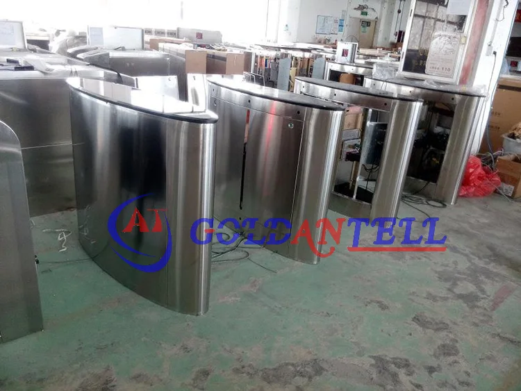CE approved access control gate turnstile flap barrier