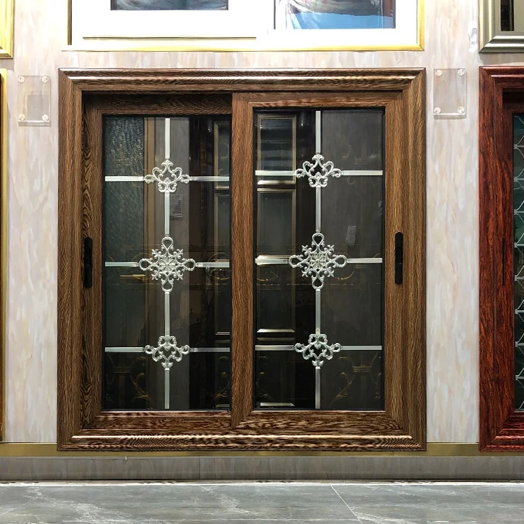 China Foshan custom standard size type aluminium frame sliding window