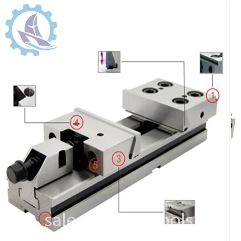 High Quality Gt Precision Modular Vises for CNC Machine Bench Vice