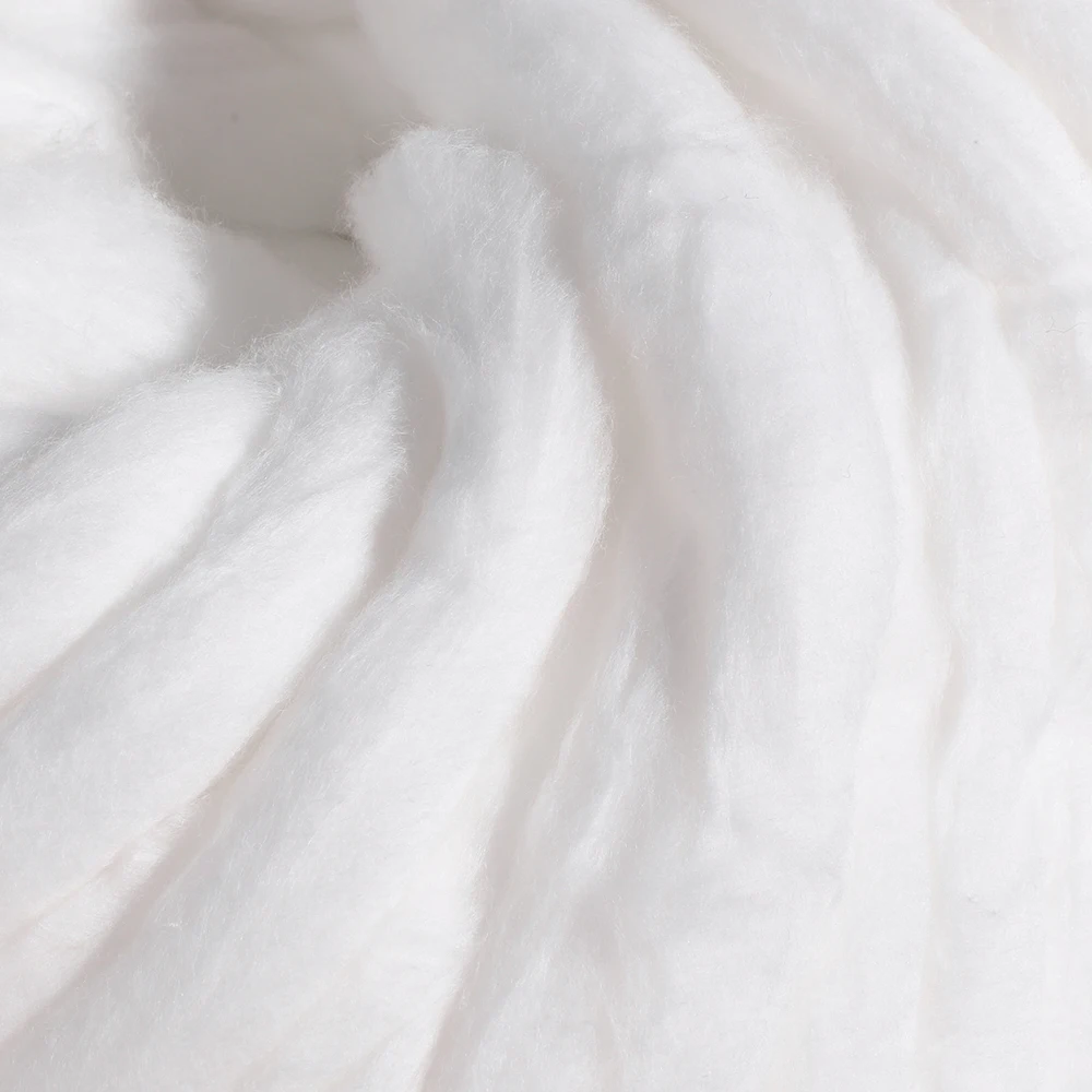 
Customized Size Approved Soft Medical Absorbent 100% Pure Cotton Sliver For Cotton Swabs 