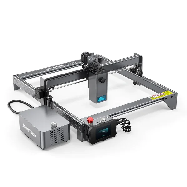 Atomstack X20 Pro 130W Quad-Laser Engraving and Cutting Machine Built-In Air Assist System 8mm Acrylic in One-PASS