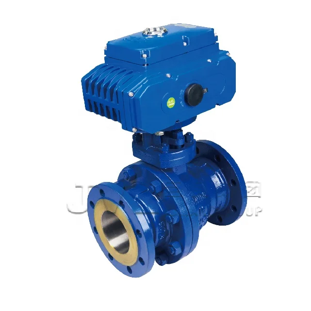 ISO9001 Flanged Hard Seal Electric Motorized Water Ball Valve