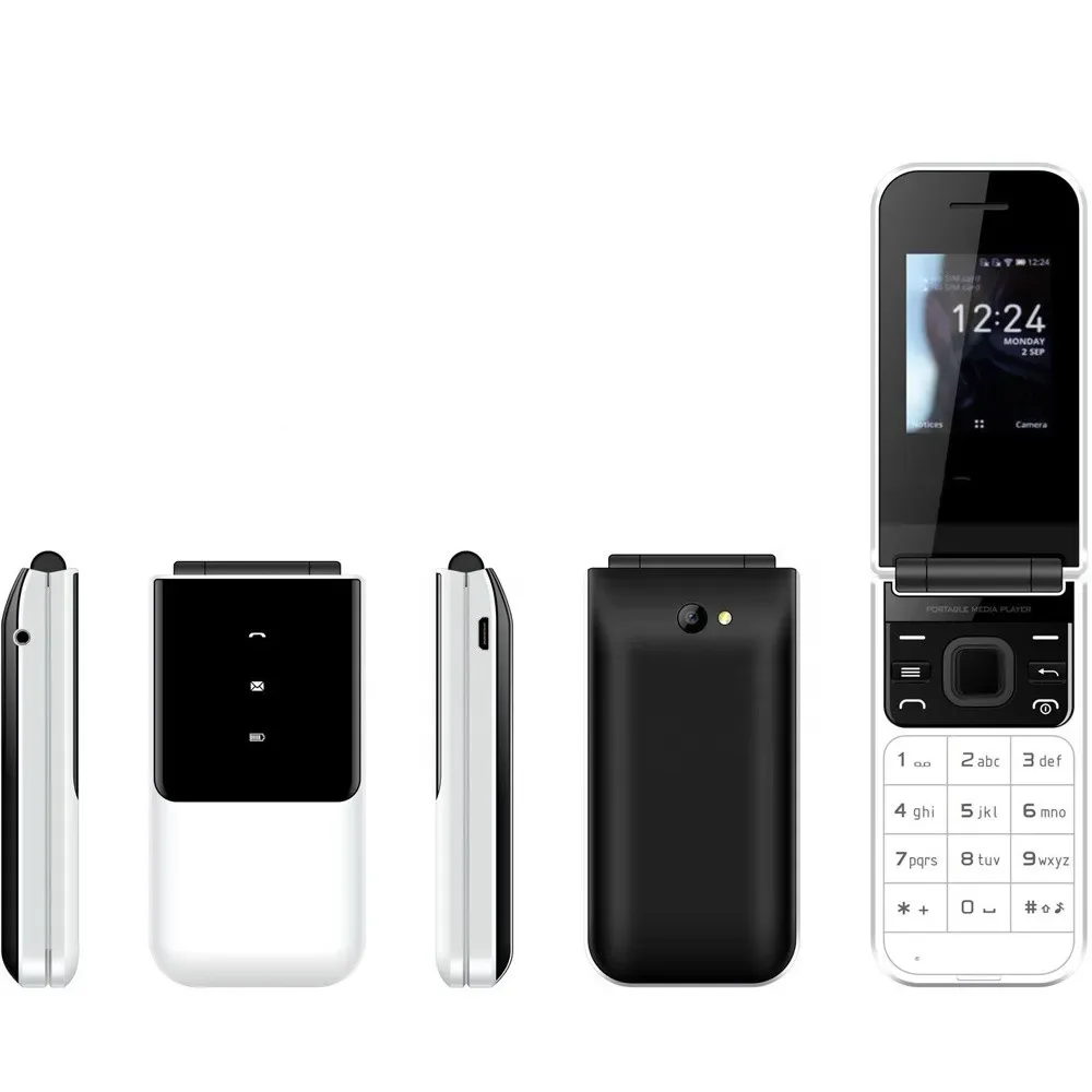 Promotion For Nokia 2720 Flip  Single Sim Super Cheap Original Simple Factory Unlocked GSM Mobile Cell Phone By Post