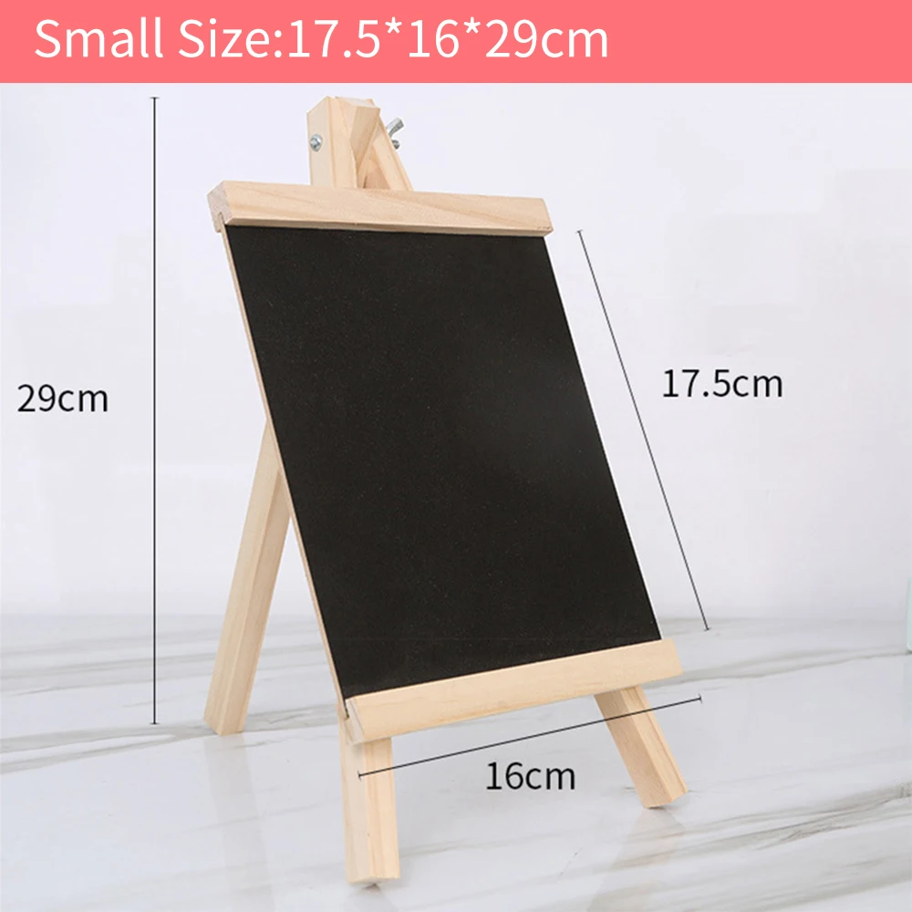 5 Sizes Heavy Duty Easel Mini Blackboard Wholesale Kids Art Desktop Easel Display Stands Mini Wood Easel
