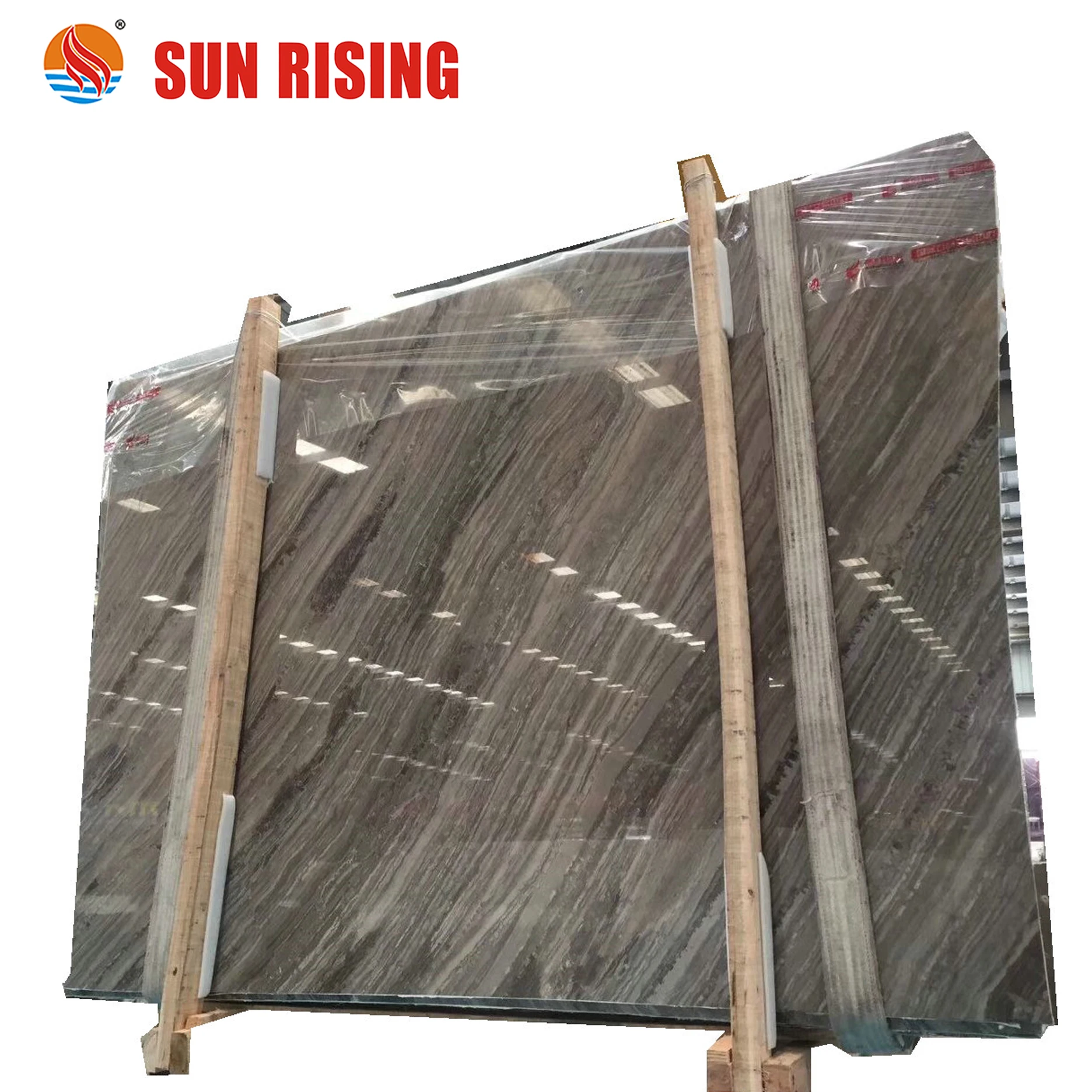 New Color Book Matched Grey Wooden Marble For Wall Tile