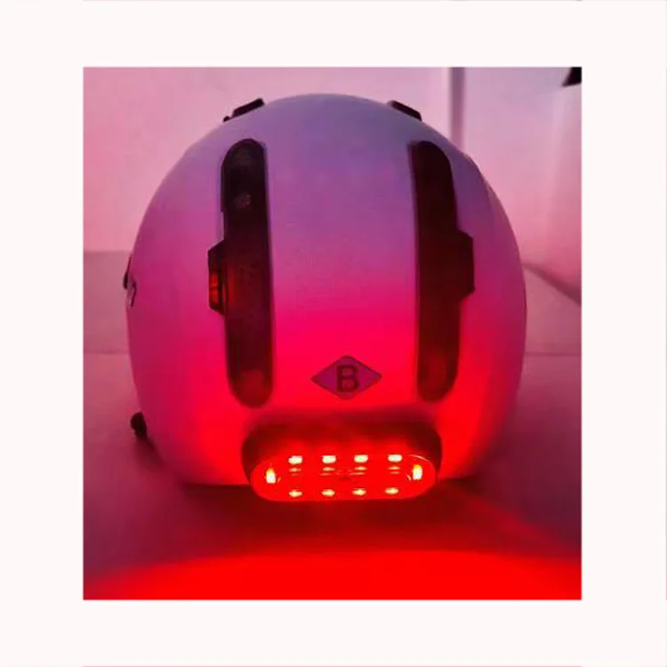 Светодиодный задний фонарь для велосипеда, водонепроницаемый светодиодный фонарь на шлем, с зарядкой через Usb, предупреждающая Лампа безопасности