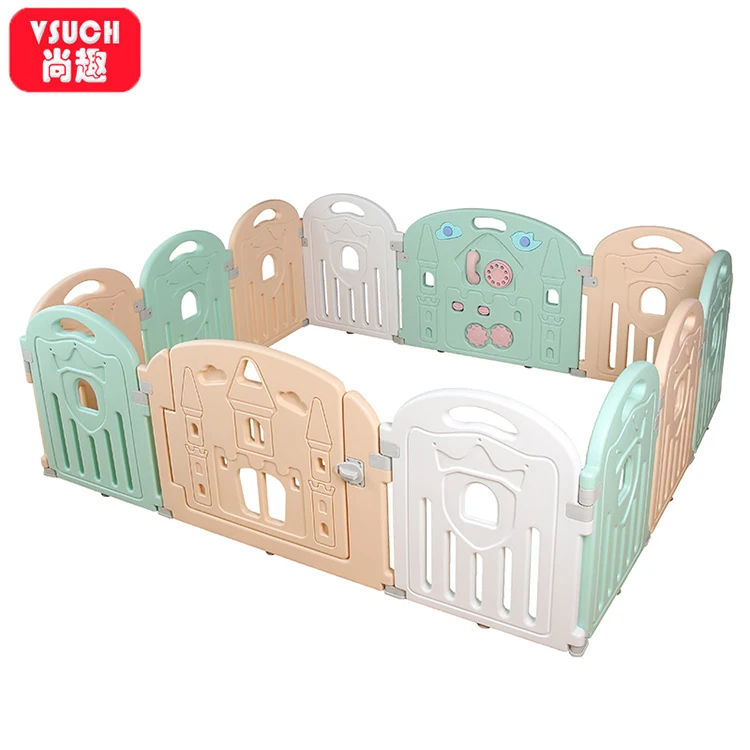 10+2 Fantasy Fence Portable Baby Play Yard Playpen Multicolor Color Corner