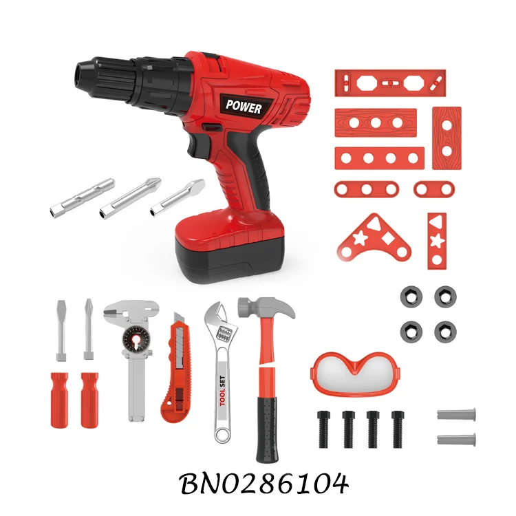 electric drill and screwdriver tool set toy electric drill tool toy set