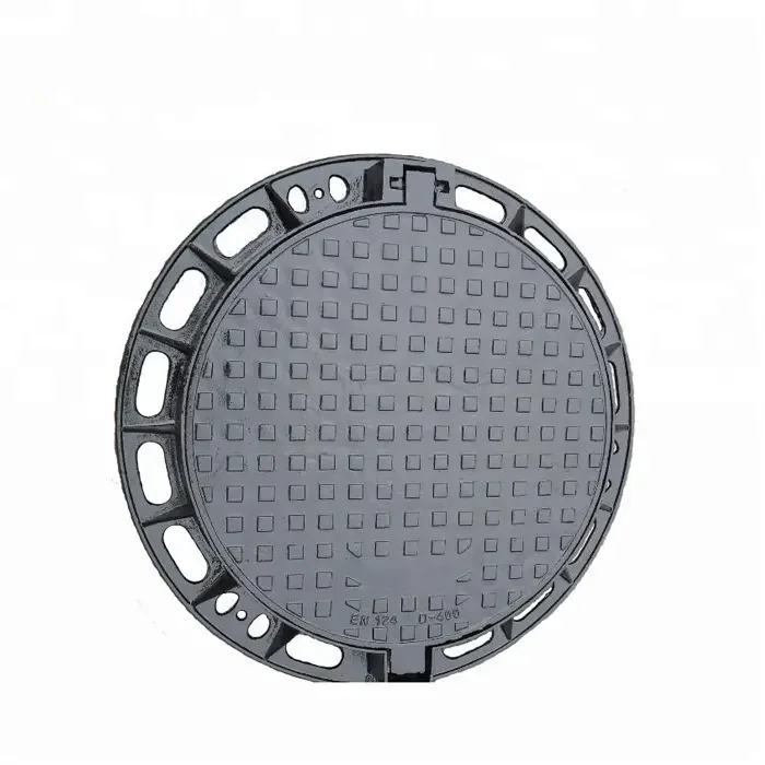 Basic Customization Ductile iron en124 c250 d400 e600 f900 square and round manhole covers