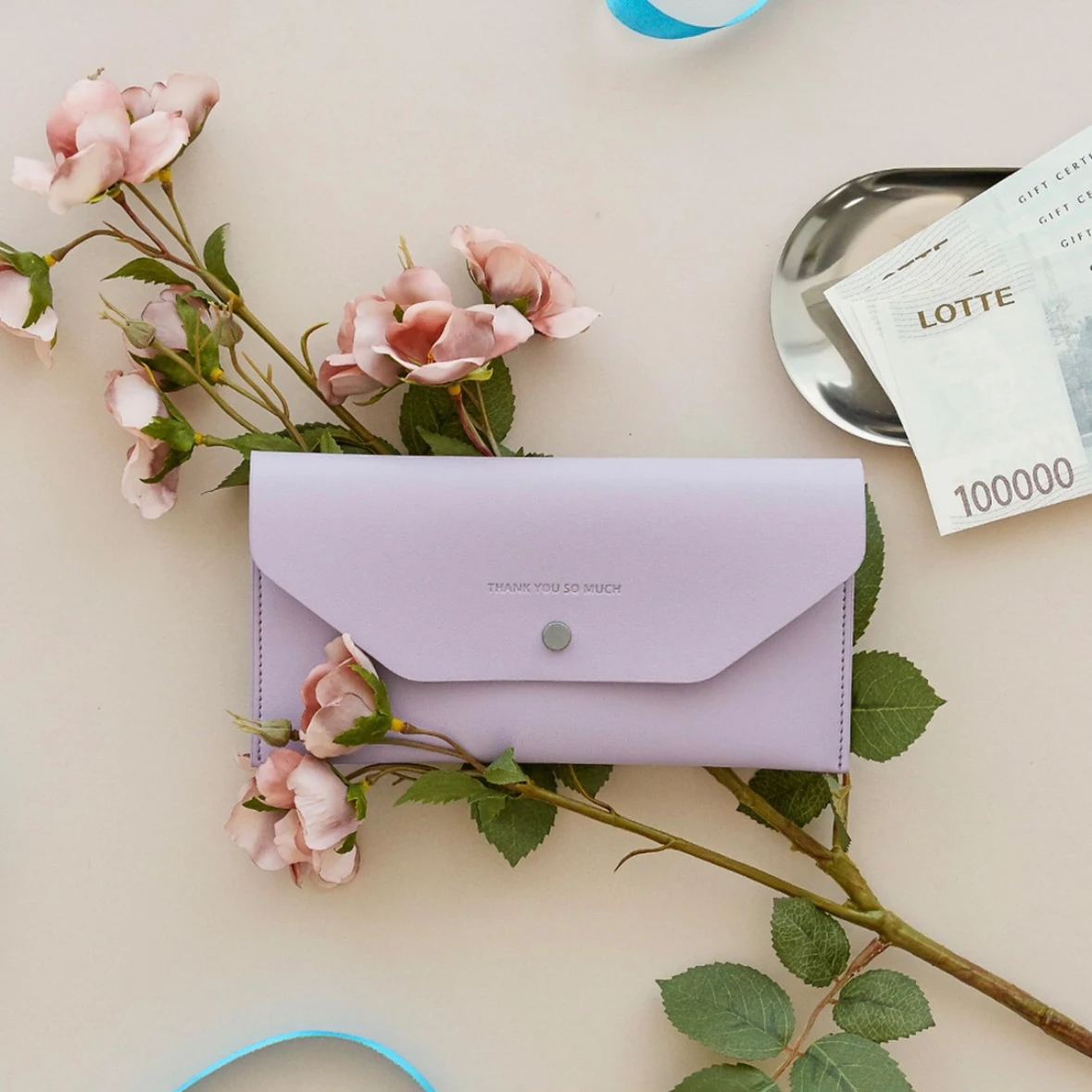 Envelope Wallet PU Leather Reusable Cash Stuffing Wallet Small Money Wallet Holder for Women Men Students Office Bank Envelope