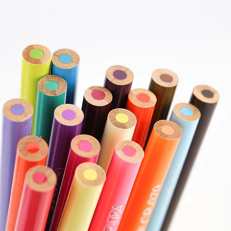 high quality High Grade Soft Lead custom artiest basswood 120 water color pencil in metal tin box