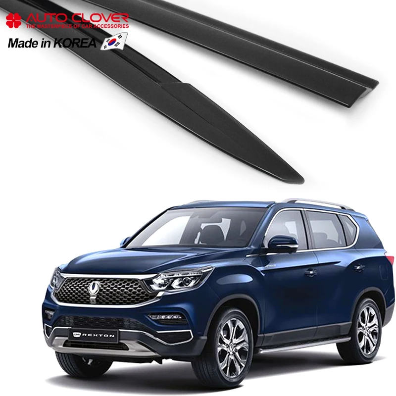 AUTO CLOVER For KGM  G4 Rexton Door Visor Sun Window Visors Side Rain Guard Vent Visor Wind Deflector D772