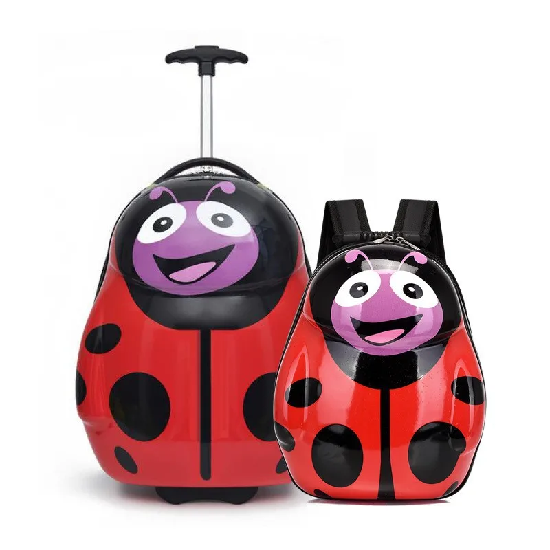 Hot Sale Animal Shape Kids Trolley Luggage And School Backpack Travel Luggage Bags For Kids