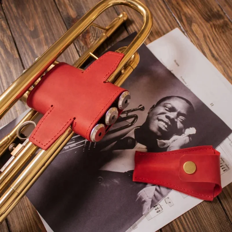 Musical instrument accessories trumpet protective sleeve gift choice PU leather personalized trumpet protector holder