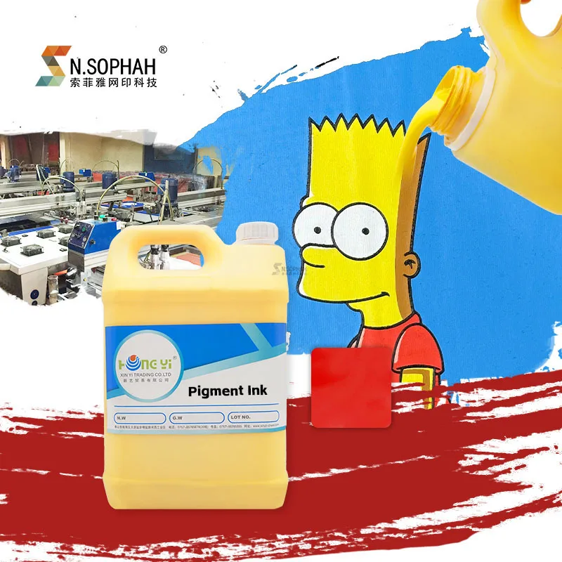 Wholesale Textile Printing Cheap Price Heat Transfer Screen Printing Pigment Ink