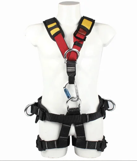 Comprehensive Full Body Safety Harness Five Point Safety Harness Belts Fall Protection Kit for Industrial Safety Work at High