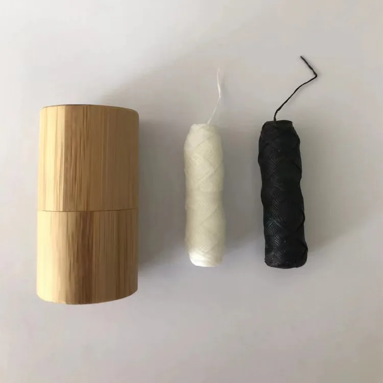 Zero Waste Vegan Organic Bamboo Dental Floss Picks Tooth Flosser for Adults & Kids Toothpick Stick Soft on Gum & Teeth