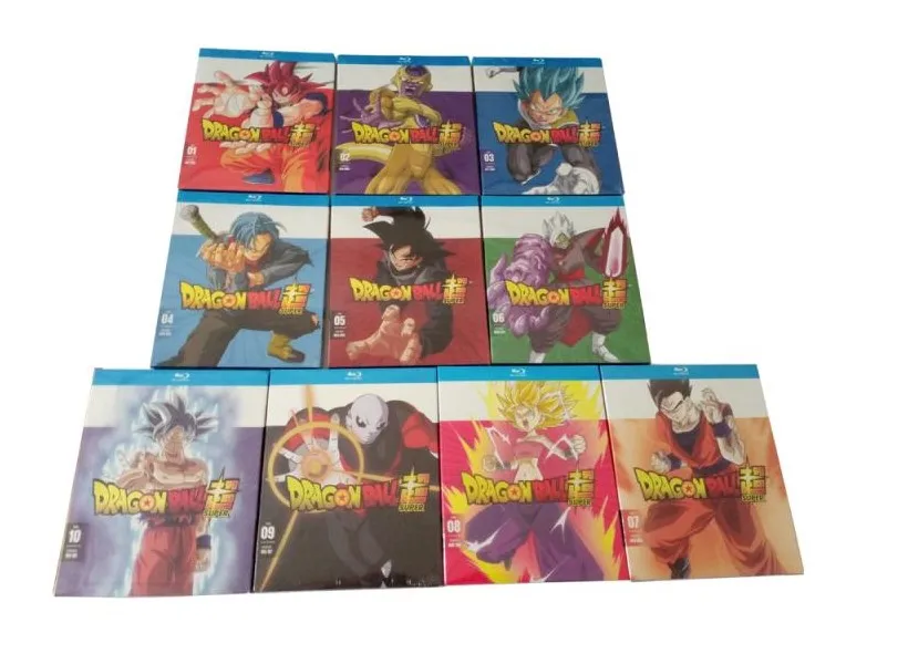 Drgon ball super season 1-10 20BD Blu ray Box Set Бесплатная доставка и Бесплатные налоги на заказ Blu-ray double clear