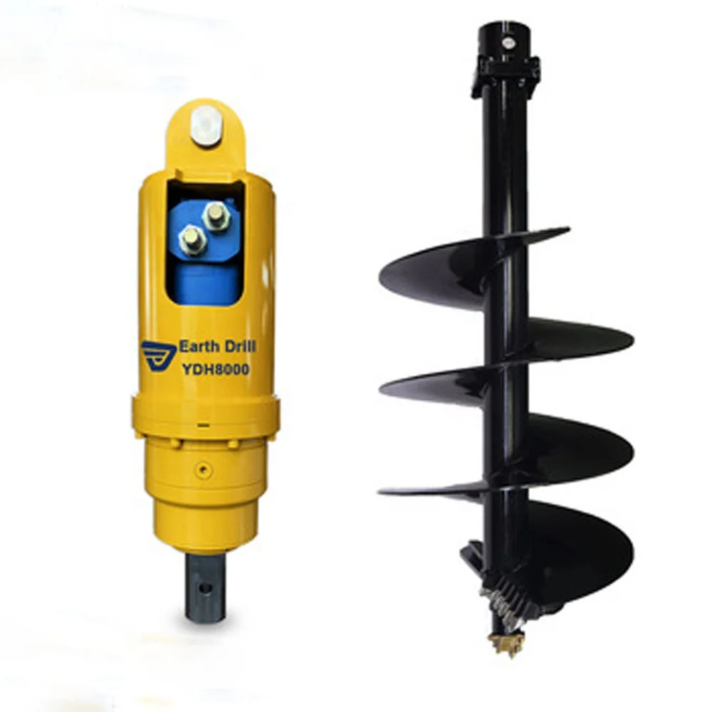 NEW design KINGER Brand excavator  hydraulic small auger drill