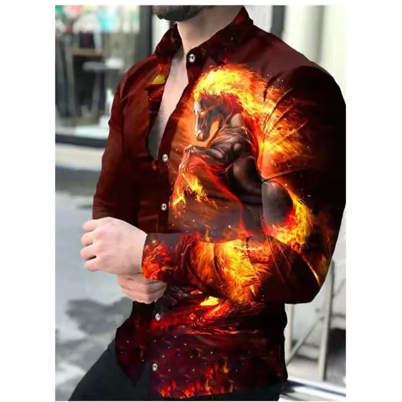 Новое поступление однобортная Мужская рубашка с длинным рукавом 100% хлопок