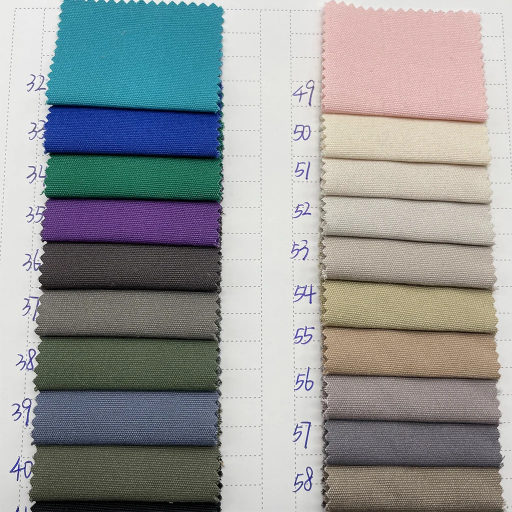 high quality Heavy weight 210gsm 100% cotton canvas 94*48 chinos fabric for bags, jacket
