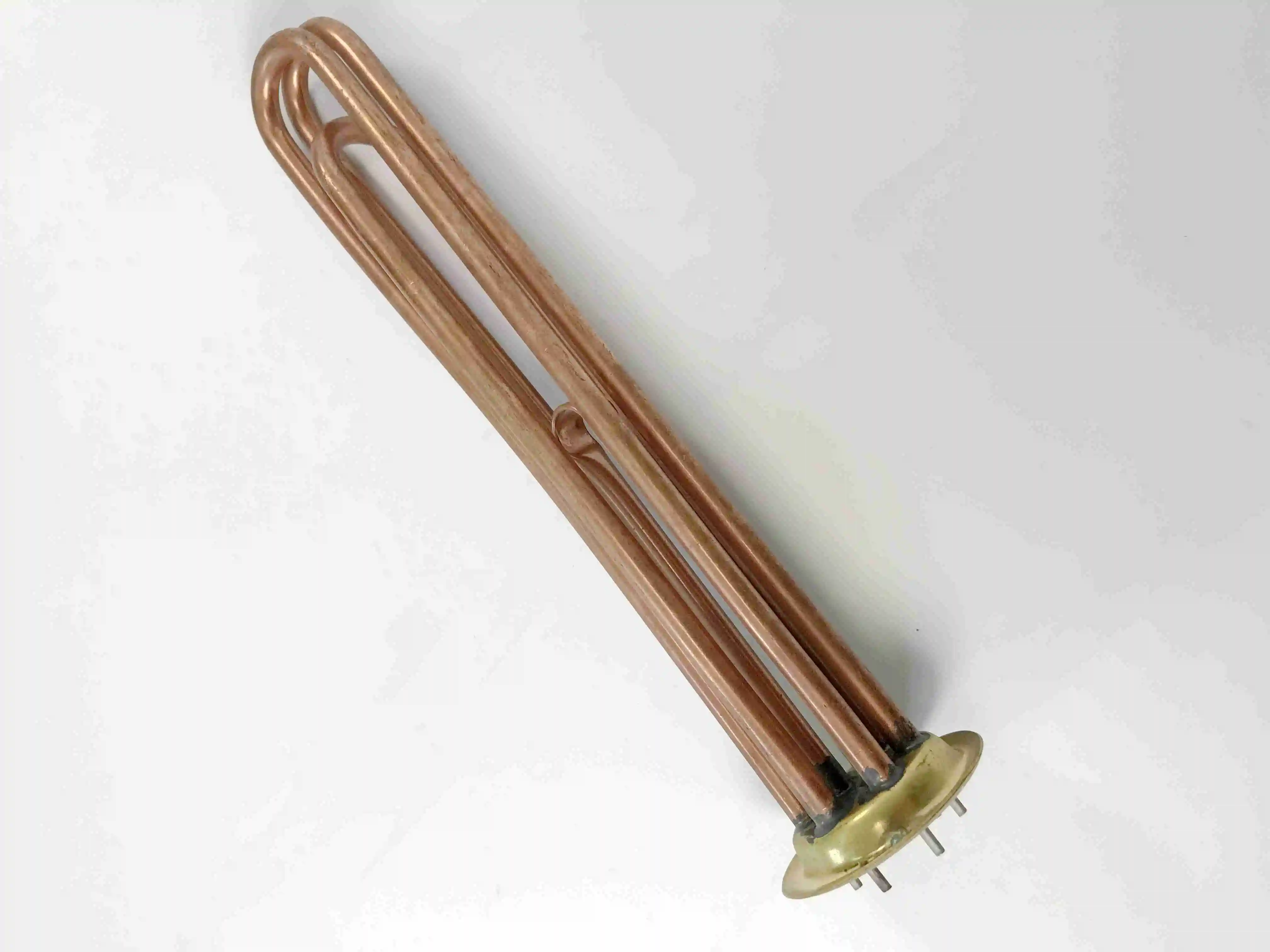 Highly efficient and durable copper tube immersion heating elements 380V 6000W 3 phase electric heating tubes