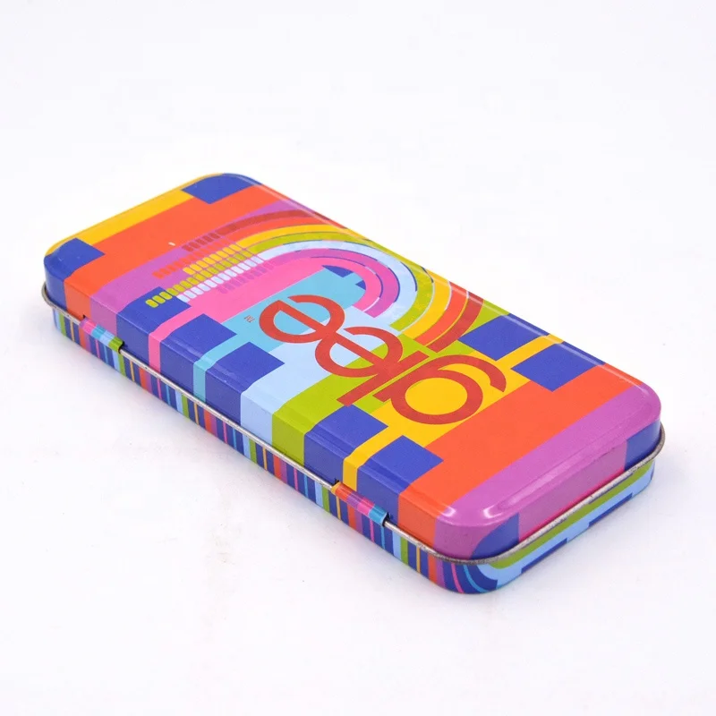 Standard wholesale tin pencil box for children