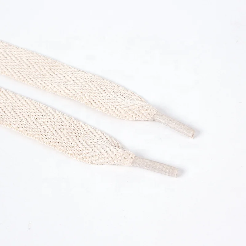 Width 8mm Flat Shoelace Fashion Wholesale Manufacturer Plastic Tip Custom Shoe laces For Shoes