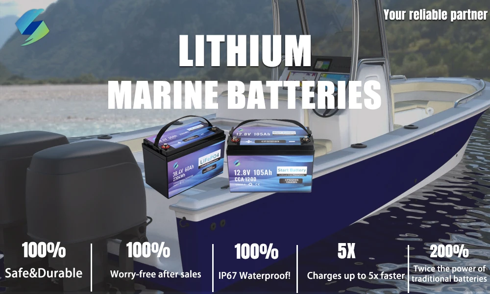 1200A CCA Maine 12 В 100Ah автомобильный статер батарея Lifepo4