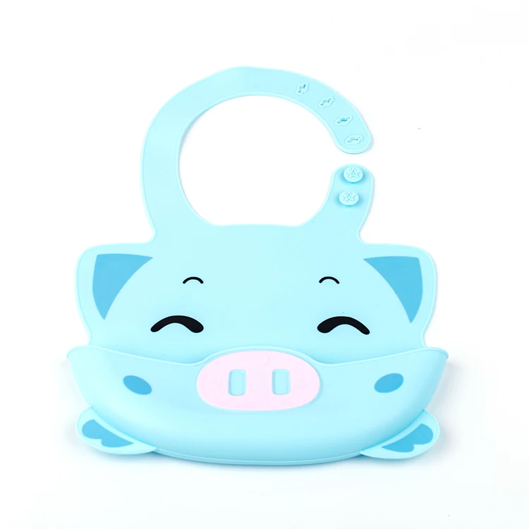Amazon горячая Распродажа BPA без пищевых продуктов легко протирать чистящие водонепроницаемые детские силиконовые нагрудники