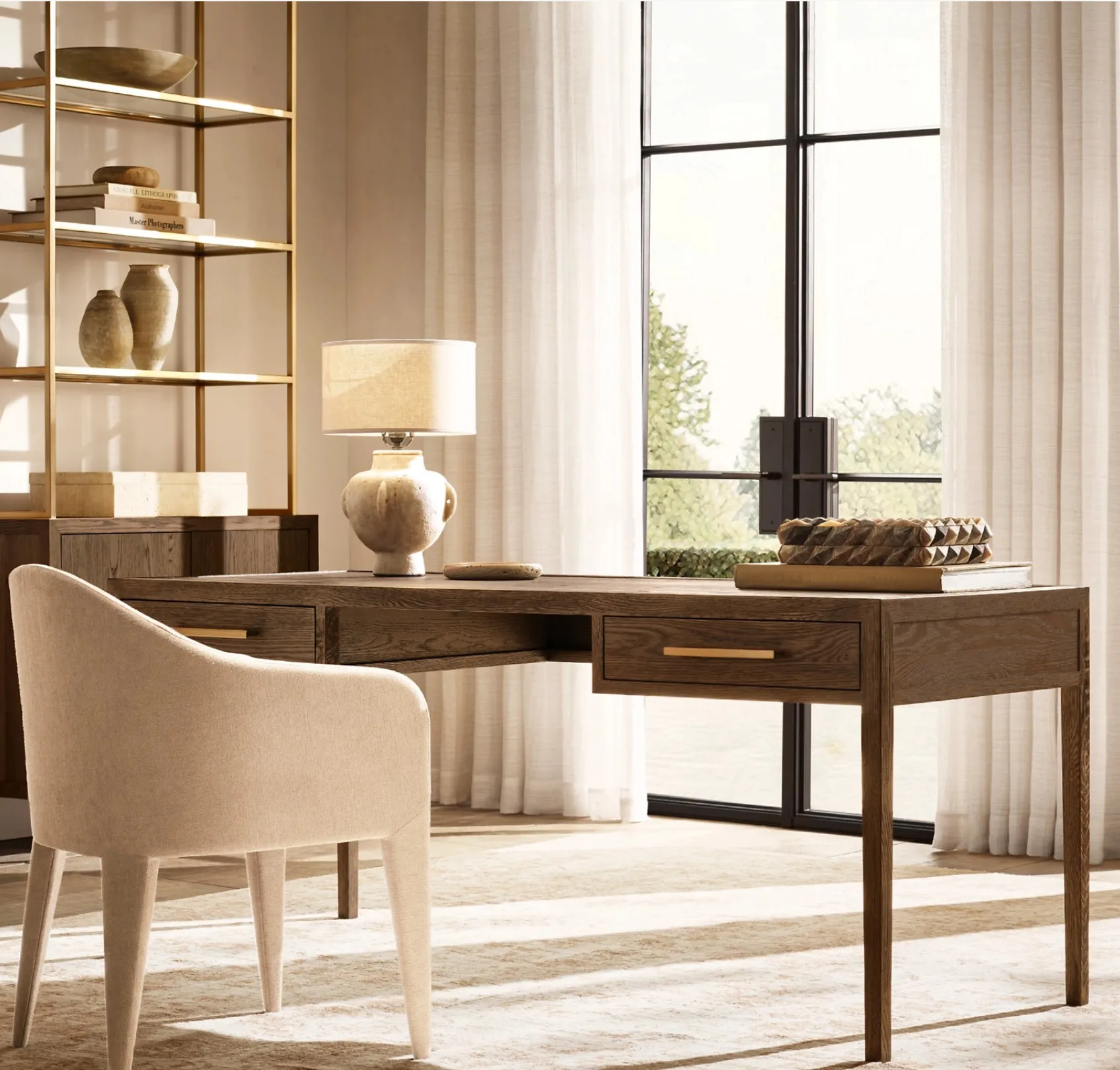 100% Premium Indian Style Dontemporary Design Wooden Work Desk With rich Wooden Grain Texture