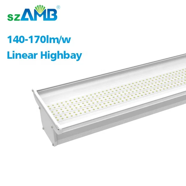 Latest Generation 0-10V/DALI Dimming ZLC LED Linear Sport Hall High Bay Lighting
