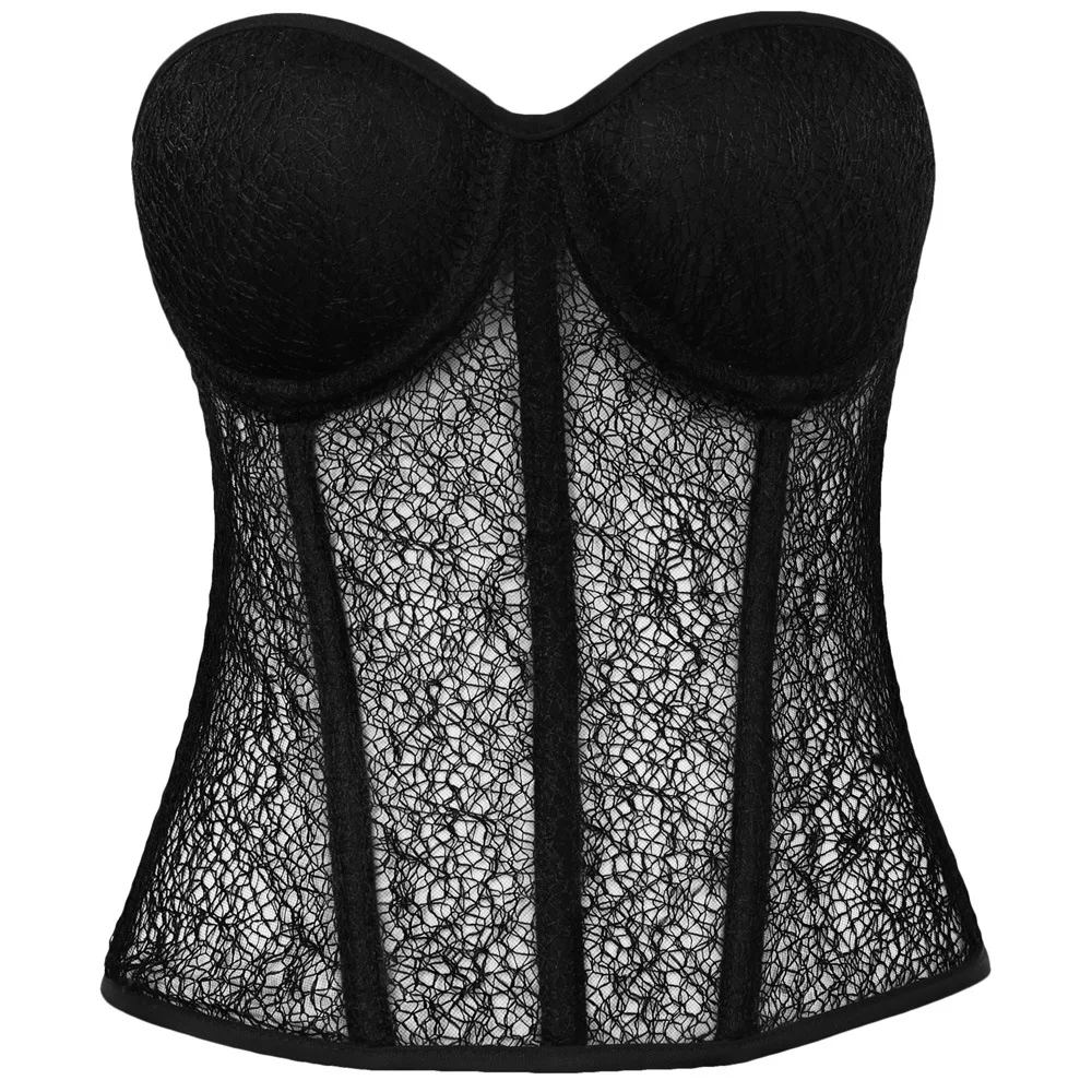 Fashion Sexy Bra Lace black Corset