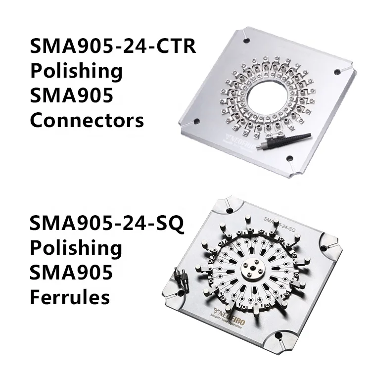 Neofibo SMA905 соединитель наконечник волоконно-оптический sma905 24 разъема upc Полировочный зажим