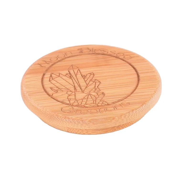 New Arrival Products Candle Jars Food Storage Container Bamboo Wooden Lid