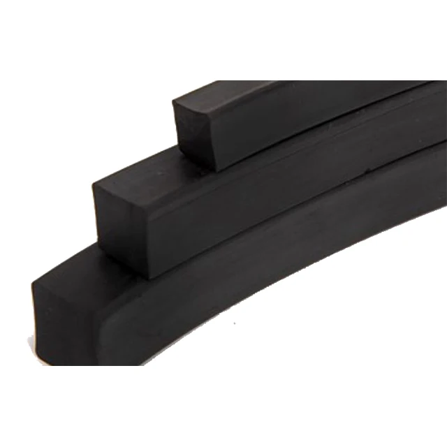 XHC Weather Resistant Square Rubber Gasket Dustproof Rubber  Extruded EPDM natural rubber foam squeeze extrusion