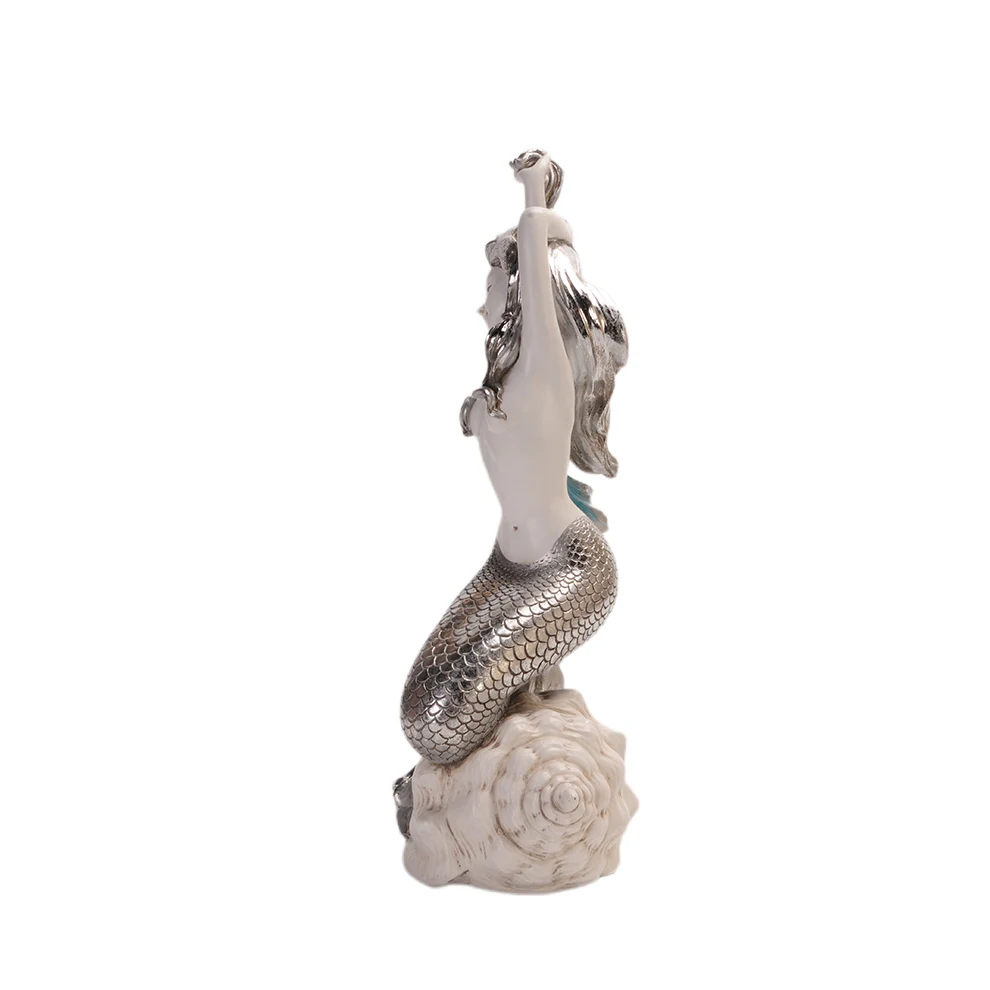 Polyresin sculptural animal molds home decorations ocean mermaid figurines resin gifts & crafts