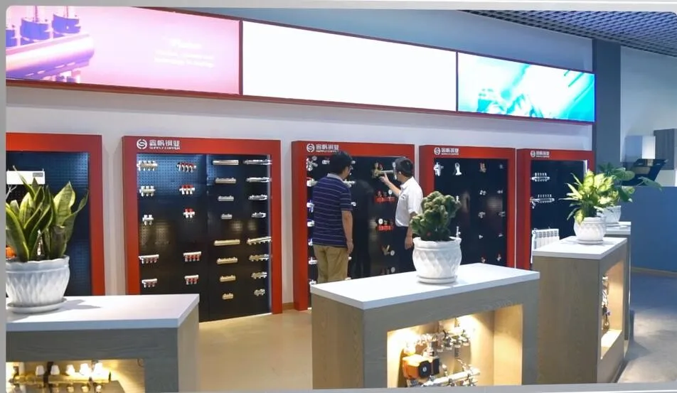 SS 304 Material water Distributor High quality Brass Manifold for water pipe underfloor heating mixing valve